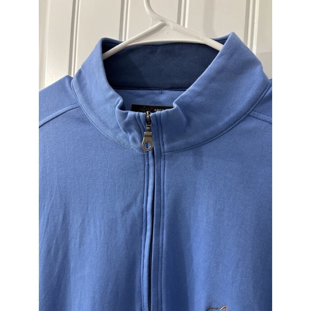 Greg Norman Pullover Sweatshirt Mens M Blue Long Sleeve 1/4 Zip - Picture 9 of 12